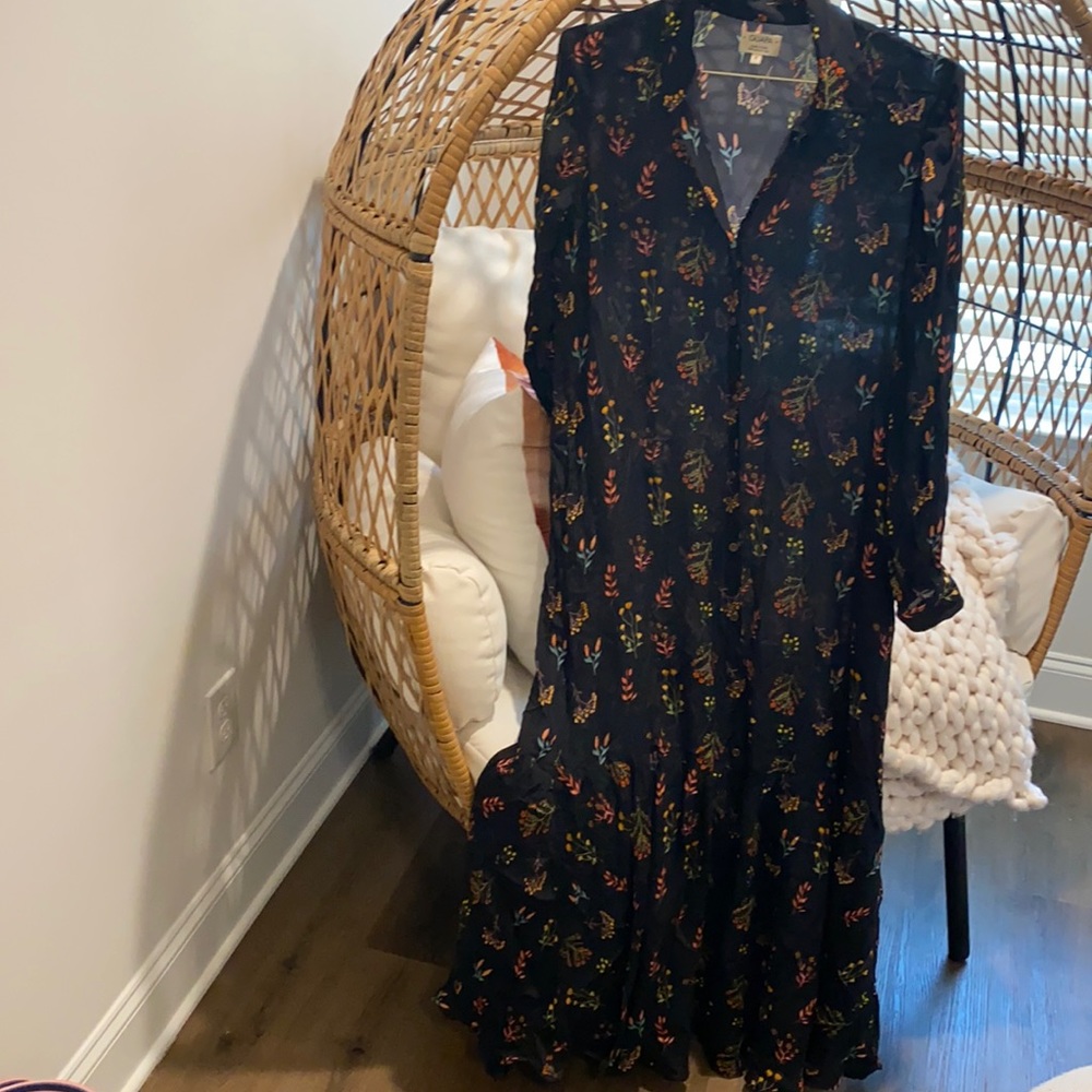 Tiered Anthropologie Maxi Dress